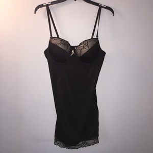 Black Underwired lingerie with lace